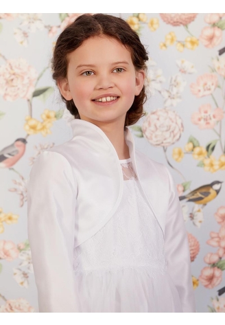 LILLY 09-984-WH Białe Bolero 