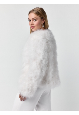 Poirier BOL-75052 Kurtka Marabou Złoty