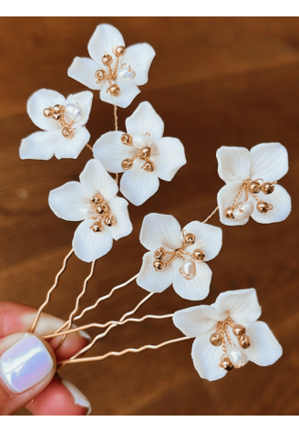Sally Jane Bridal Fay Spine Złoty