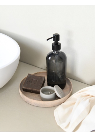 Leeff 18372 — butelka na mydło w płynie Fabulous Fig, szara