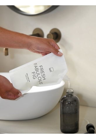 Leeff 18542 — zestaw prezentowy Fabulous Fig: mydło do rąk + uzupełnienie (białe opakowanie)