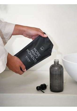 Leeff 18543 Giftbox — Minty Moments mydło do rąk + zapas, czarne