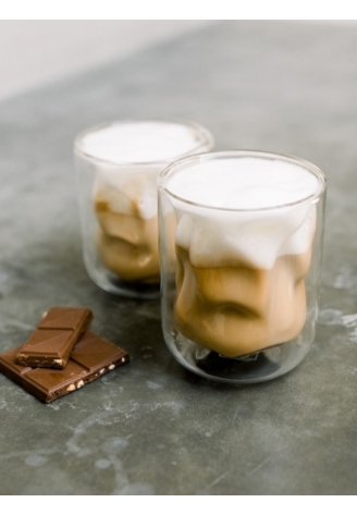 Leeff 18652 Double wall Drink Glass Daan, set of 2 Transparant ()
