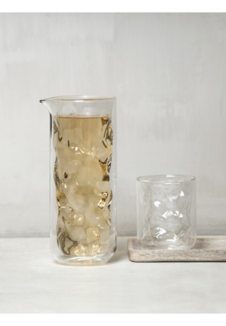 Leeff 18652 Double wall Drink Glass Daan, set of 2 Transparant
