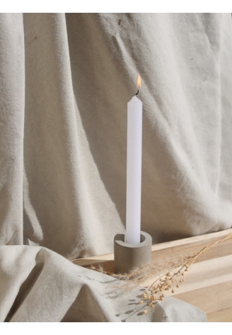 Leeff 18715 — zestaw świec Donna, biały