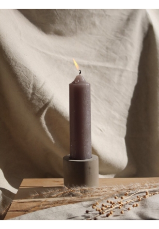 Leeff 18722 Duży zestaw świec Brian — szary