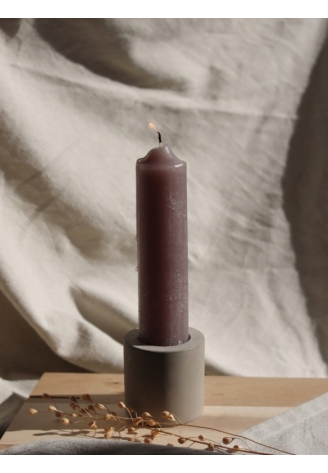 Leeff 18723 Zestaw dużych świec Brian — taupe