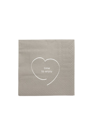 Leeff 18762 Serwetki — Time to enjoy, taupe ()