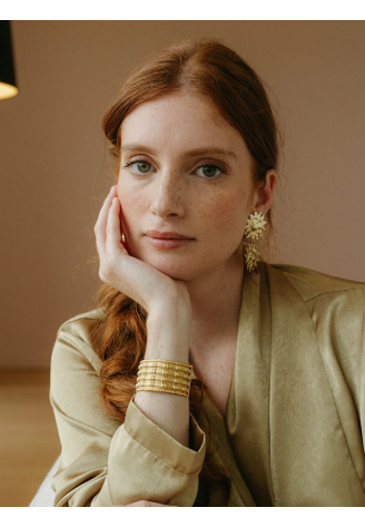 Lizeron Bambou Bracelet Złoty ()