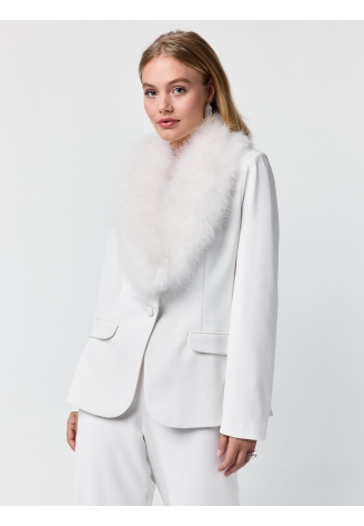 Poirier BOL-75050 Marabou kurtka różowa