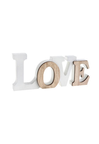 Litery LOVE Stojak Naturalny