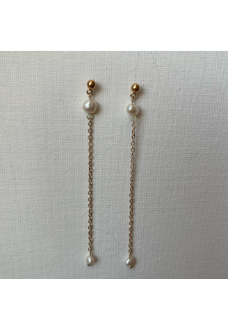 Sally Jane Bridal Ariel Earrings Gold