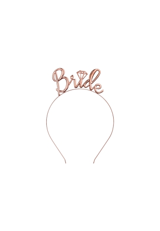 Opaska do włosów Bride Rose Złoty