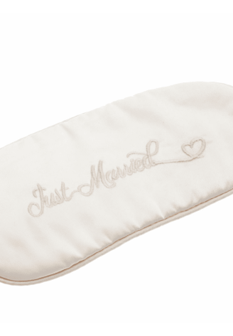 Poirier BN-12 Just Married Sleep Mask Satin