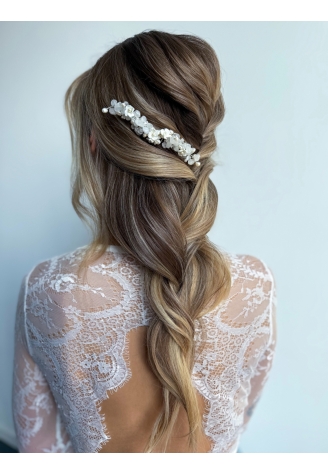 Sally Jane Bridal Grzebień do Włosów Celeste Srebrny ()