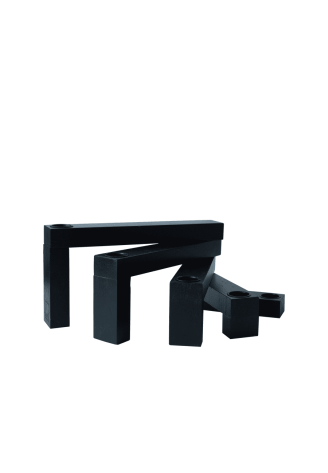 Leeff 18239 Coen Candle Holder Black