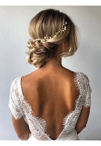 Sally Jane Bridal Dinja Wianek do włosów Złoty ()