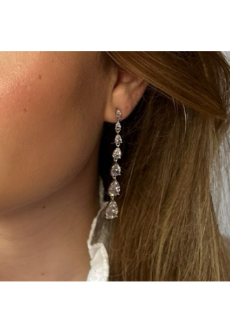 Sally Jane Bridal Ella — kolczyki srebrne ()