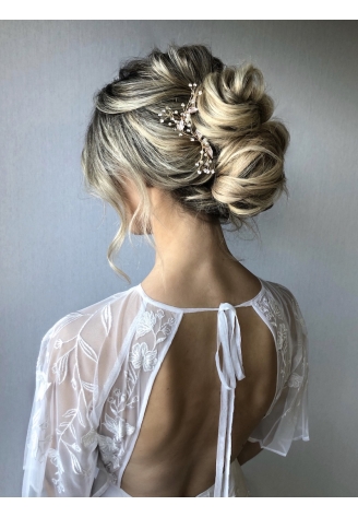 Sally Jane Bridal Hera Spinki do włosów Różowy ()