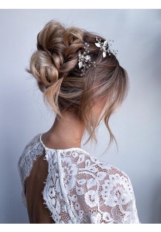 Sally Jane Bridal Hera Spinki do włosów Różowy ()