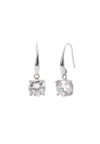 Abrazi Ava Drop Earrings Silver ()