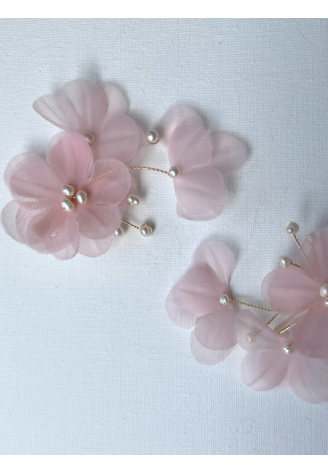 Sally Jane Bridal Rose Hairpins Złoty