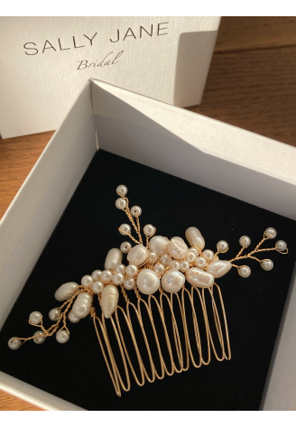Sally Jane Bridal Izabella Tiara Złoty