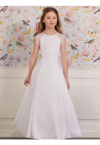 LILLY 08-1107-WH Communion Dress