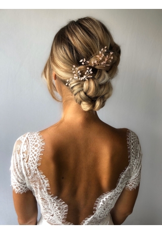 Sally Jane Bridal Lotis Szpilki do Włosów Srebro ()
