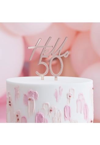 Topper na tort Ginger Ray "Hello 50 ()