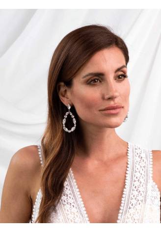 Abrazi Srebrne kolczyki Jane Swarovski ()