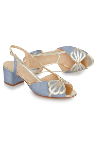 Rachel Simpson buty ślubne Kitty niebieskie
