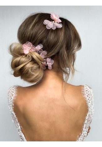 Sally Jane Bridal Rose Hairpins Złoty ()