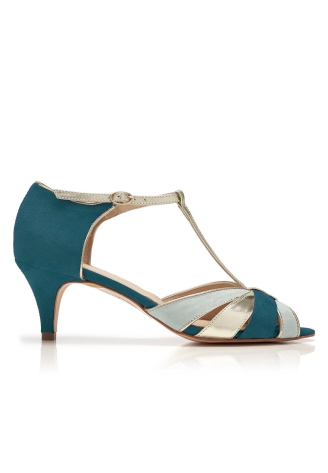 Rachel Simpson Buty ślubne Maya Teal ()