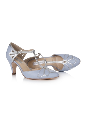 Rachel Simpson buty ślubne Gardenia niebieskie