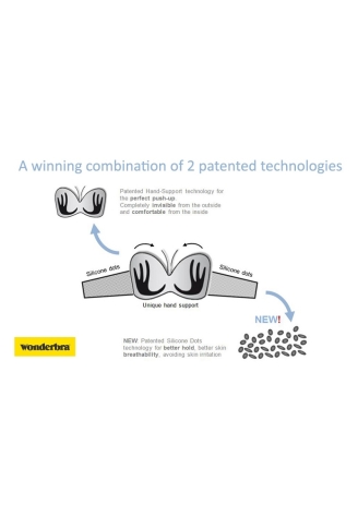 Wonderbra z koronką WB-09, Poirier