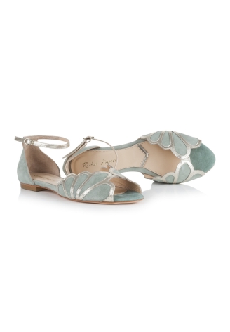 Rachel Simpson buty ślubne Willow miętowe