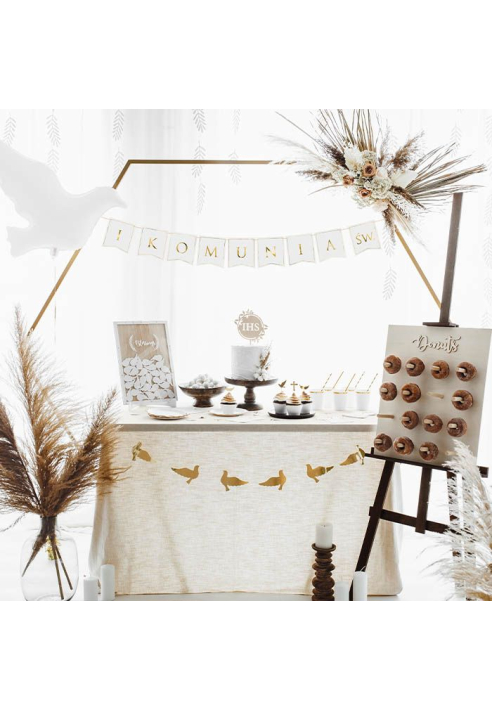 Złoty rama tła, 2 m