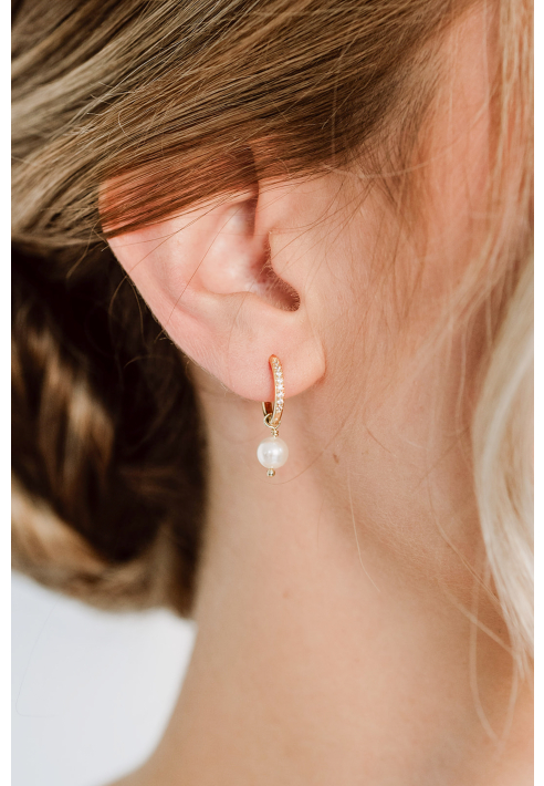 Perlenbräute Anni Kolczyki ()