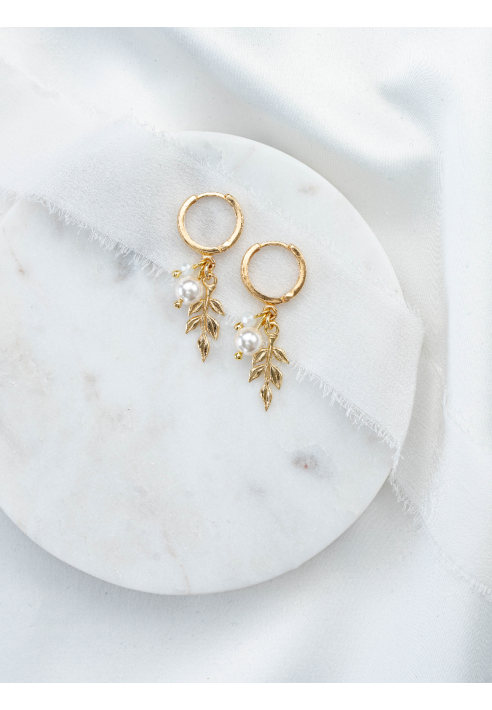 Perlenbräute Resi Kolczyki