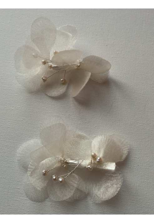 Sally Jane Bridal Florence Klips do włosów Srebrny