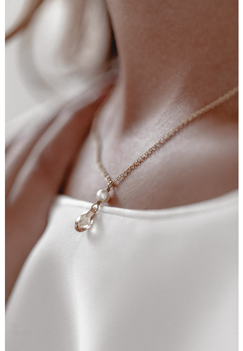 Juvelan Golden Cupid Naszyjnik panny młodej