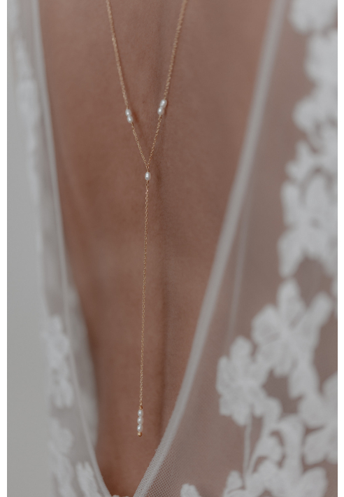 Juvelan Lorelei Back Naszyjnik panny młodej