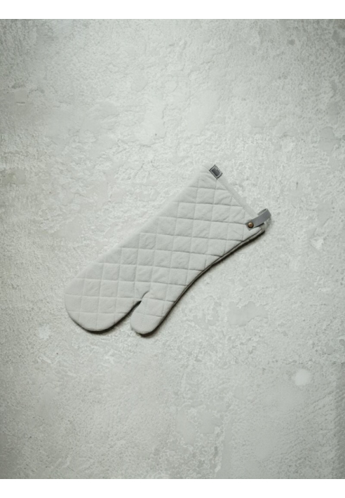 Leeff 18219 Rękawica kuchenna Olivia jasnoszara