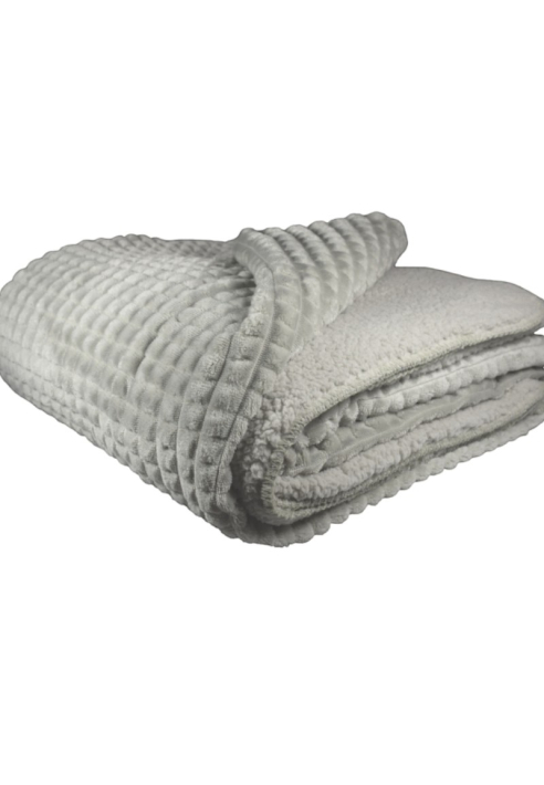 Leeff 18456 Plaid Puk jasnoszary ()