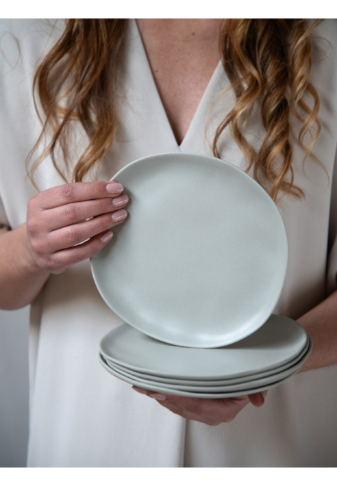 Leeff 18551 talerz śniadaniowy Owen — szary (melamina)