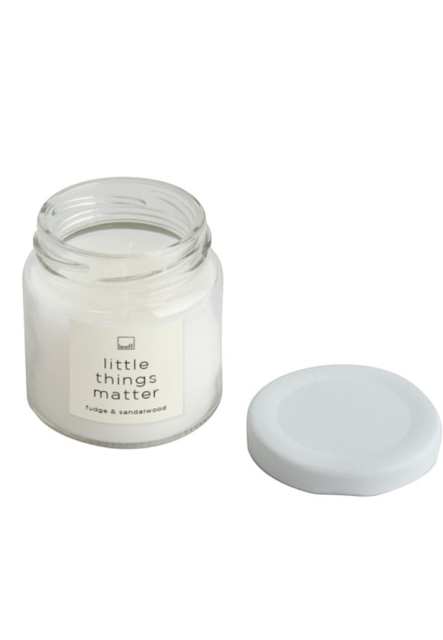 Leeff 18611 Jar Candle S – Little things matter, biały ()
