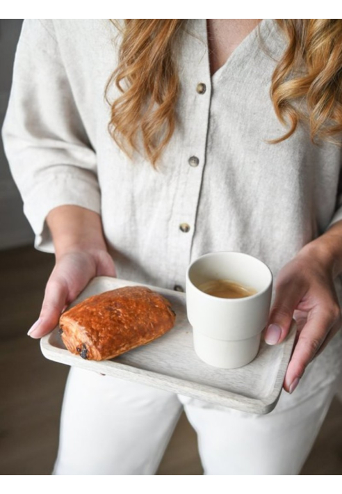 Leeff 18668 — taca Tommy, naturalne drewno mango