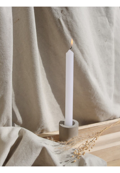 Leeff 18715 — zestaw świec Donna, biały