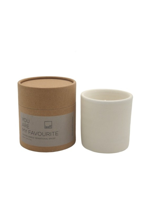 Leeff 18732 — świeca zapachowa Sensational Spices „You are my favourite” Natural ()